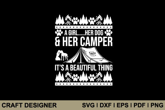 A Girl, Her Dog, Her Camper
