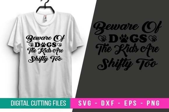 Beware of Dogs SVG Design