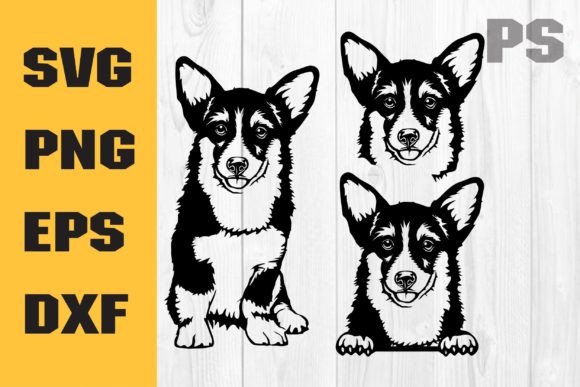 Corgi SVG for Embroidery