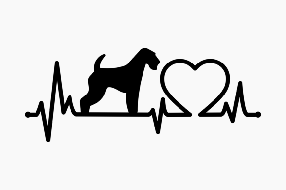 Dog Airedale Terrier Heartbeat