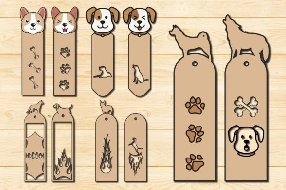 Embroidery Design Review: Dog Bookmarks Paper Cut SVG