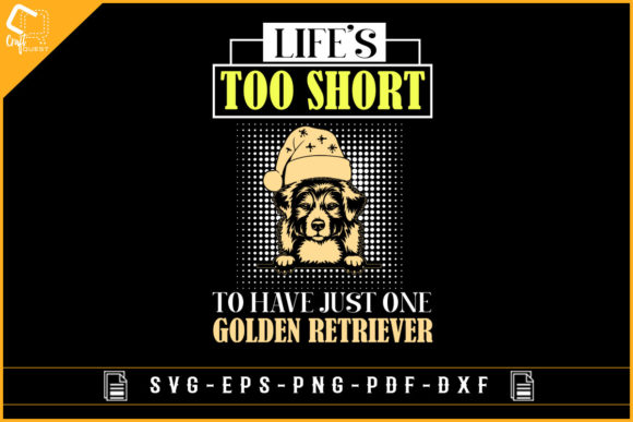 Golden Retriever Dog T-shirt Design Svg