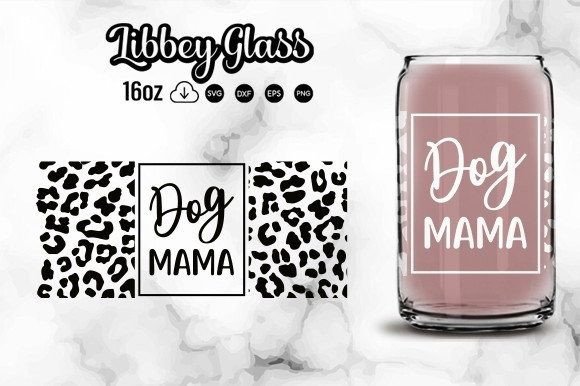 Leopard Libbey Glass Svg Cut