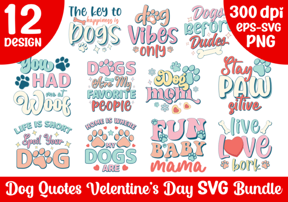 Valentine’s Day SVG Bundle for Embroidery