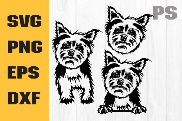 Yorkshire Terrier Svg for Real Projects